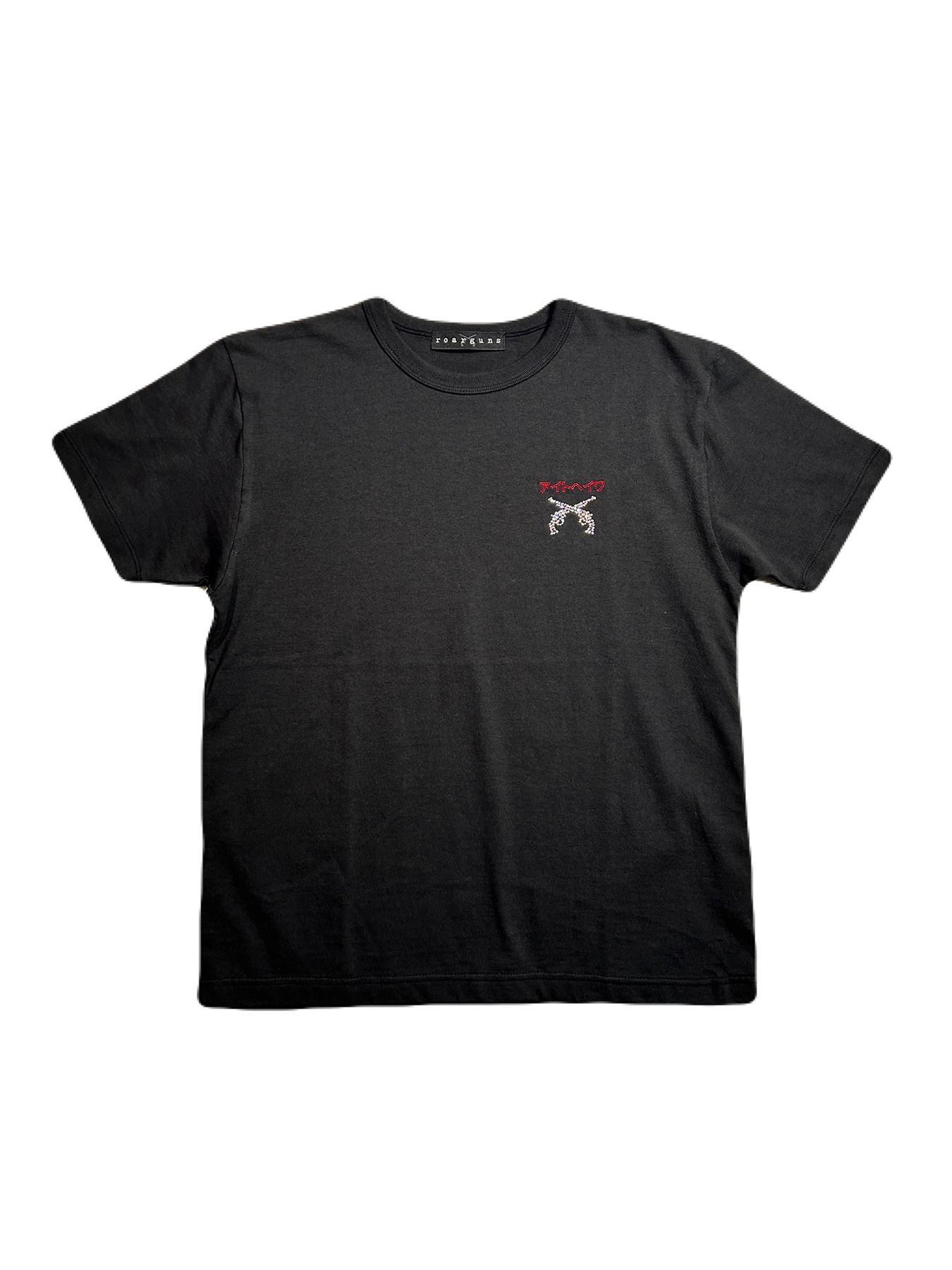 【予約品 8月10日(日) 締切 】WOMENS アイトヘイワ CROSSGUN T / アイトヘイワ クロスガン Tシャツ / ブラック