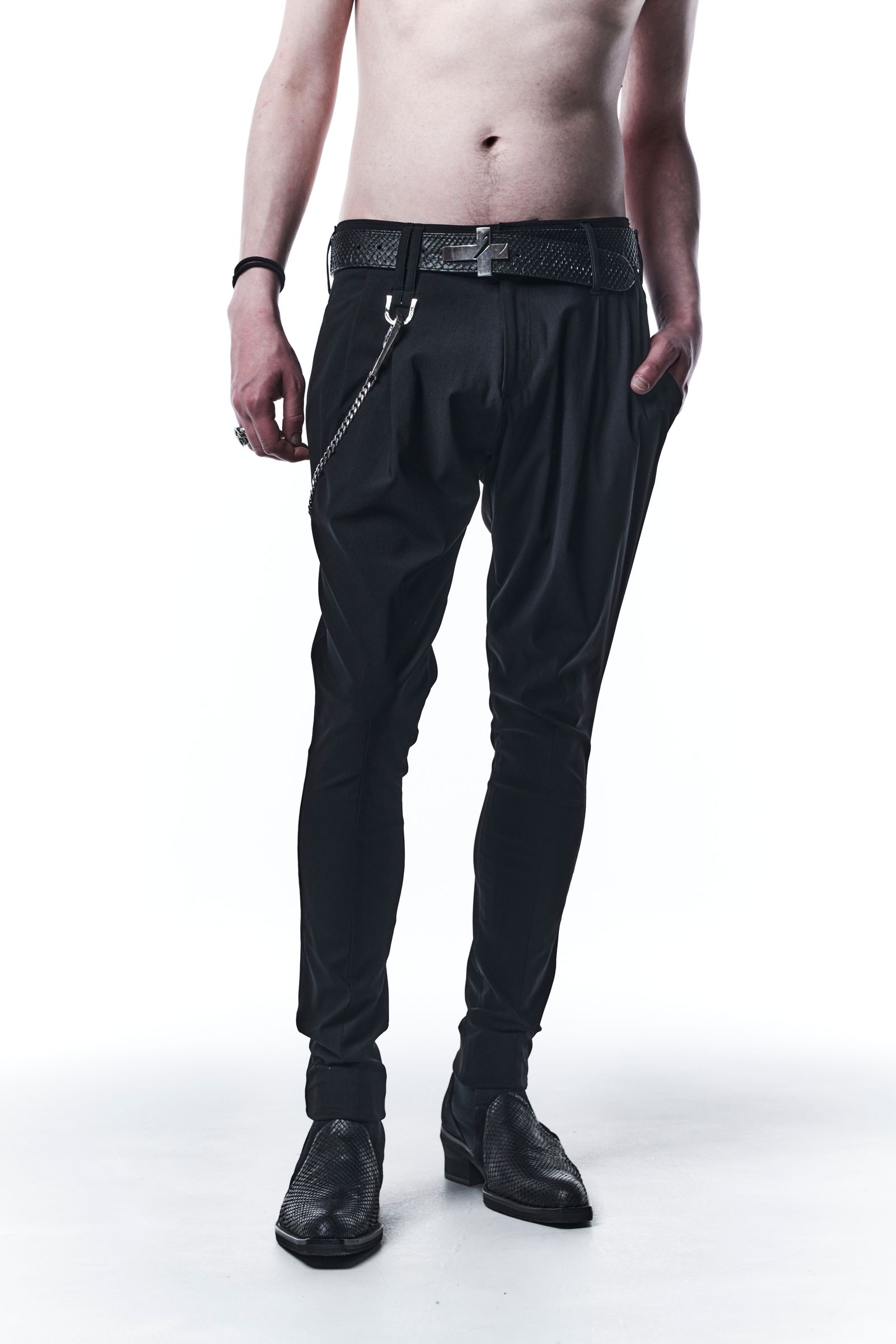 《予約品》 JodhpursSkinnyPants スキニー HighTensionJersey / Black 【kiryuyrik】 9月入荷予定