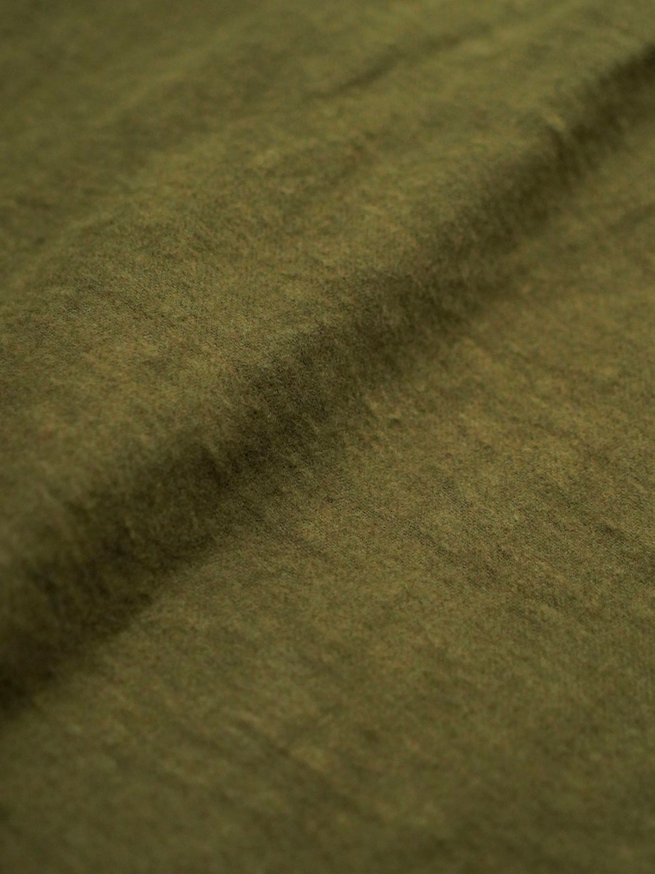 【予約品 5月7日(水)AM10時  締切】Brushlinen / リネンシャツ / オリーブドラブ