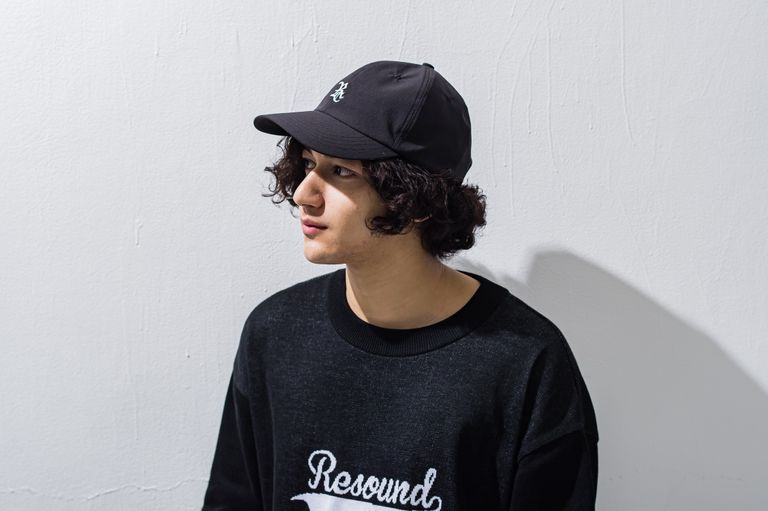 LOW CAP / ロゴキャップ / ナイロンブラック 【RESOUND CLOTHING】