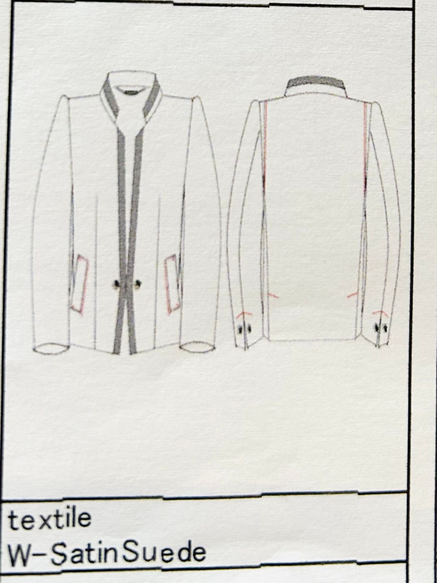 《予約品》 StandCollarShortJacket / スタンドカラーショートジャケット / ホワイト