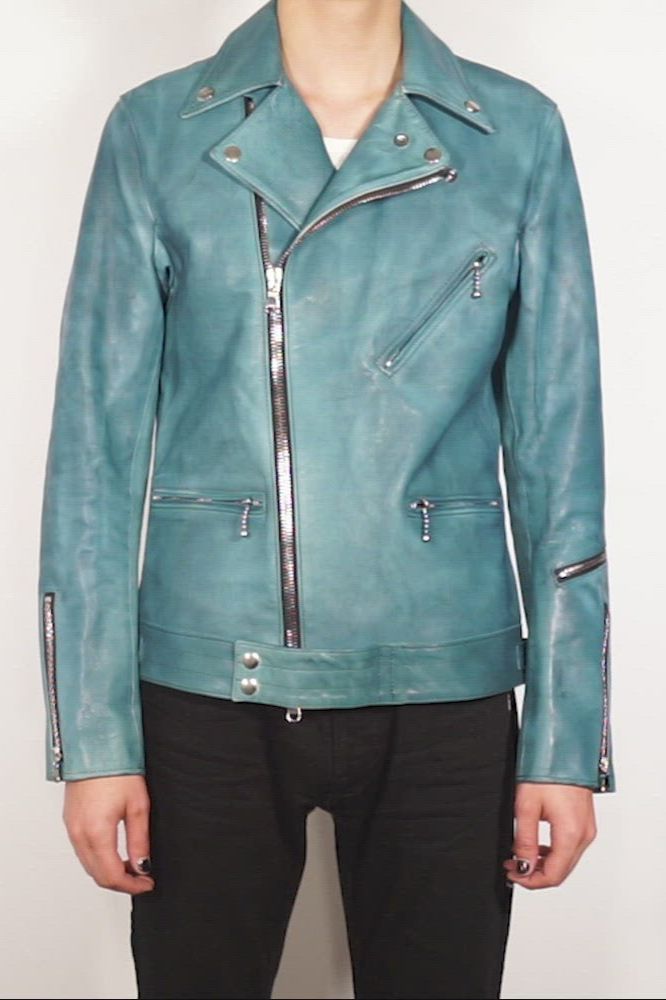 SPEEDER（スピーダー） Garment Burning Dyed Double Riders / BEER GREEN 【STRUM】
