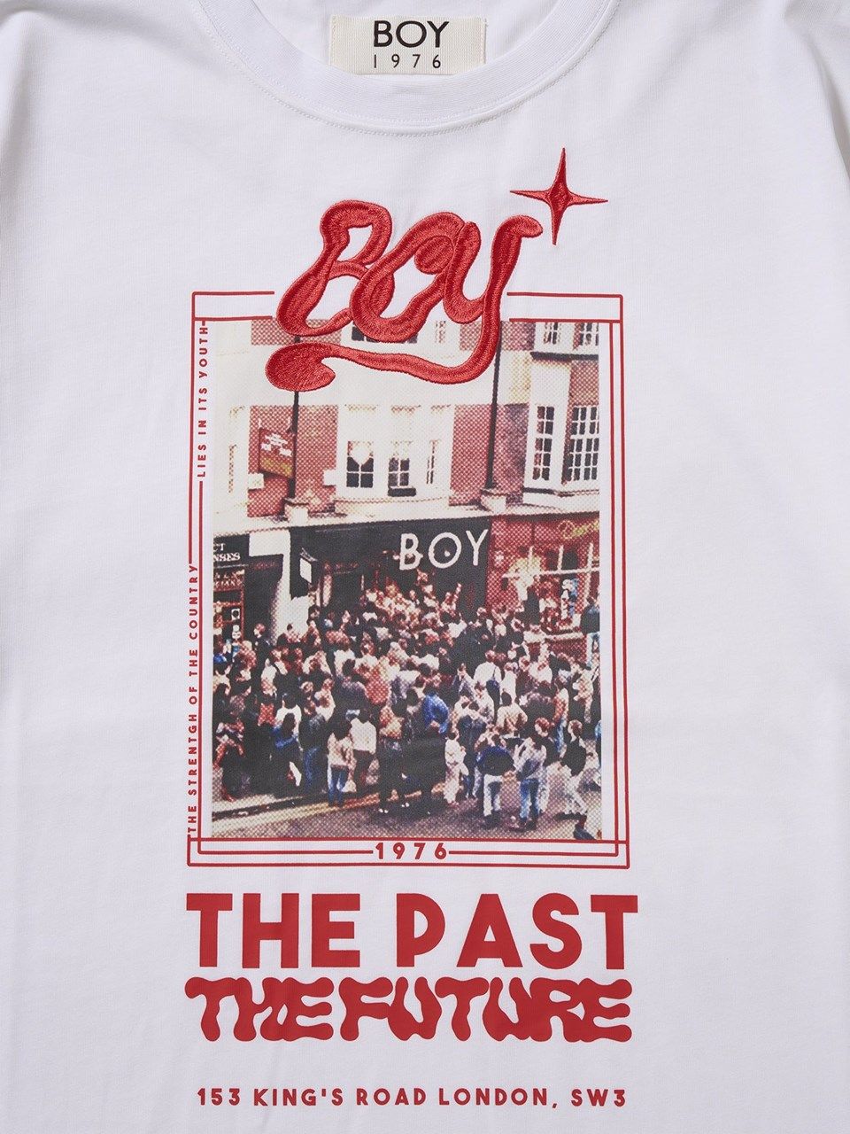 BOY 1976 THE PAST Photo TEE / Tシャツ / ホワイト