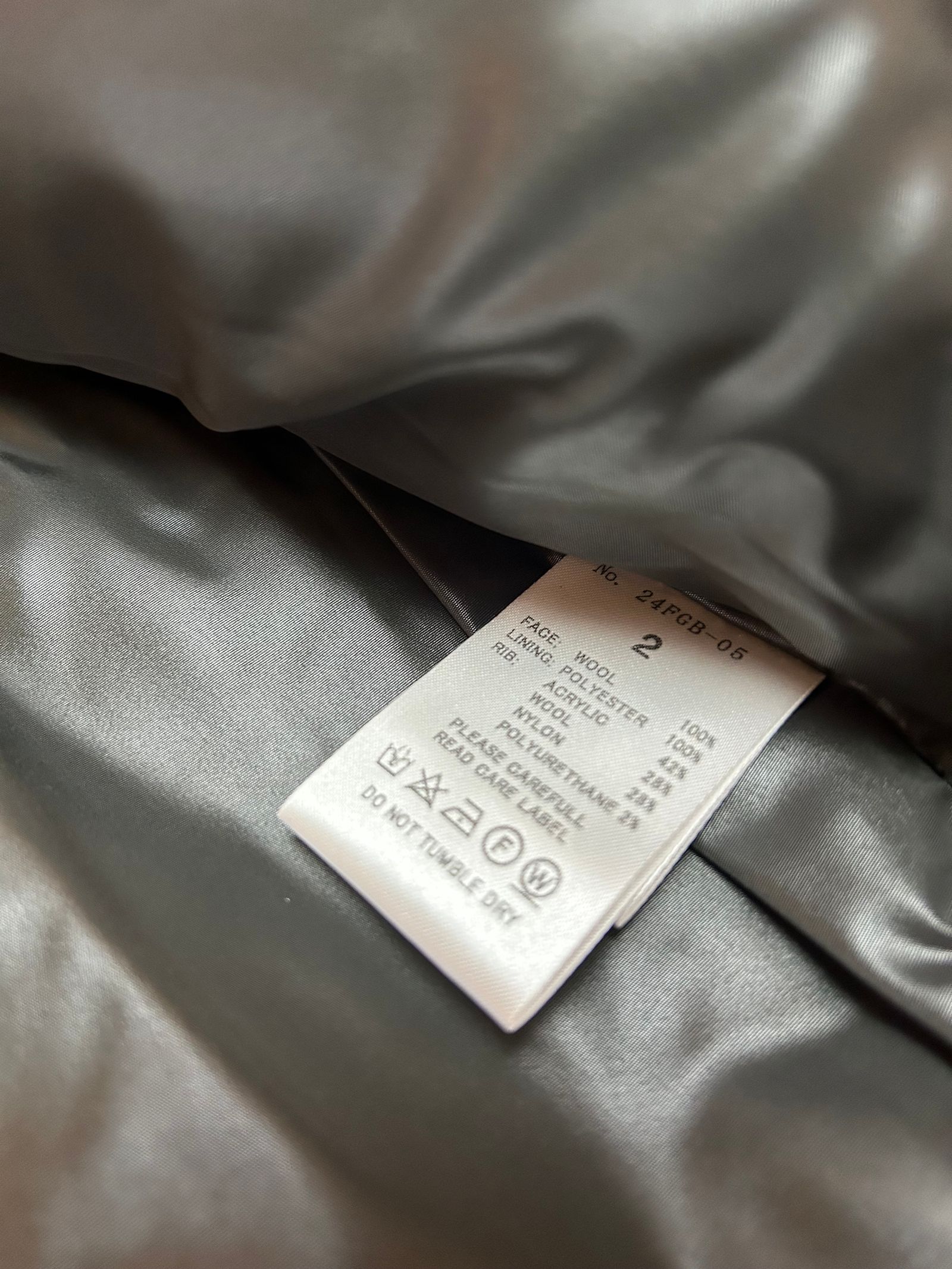 100S MELTON JKT / オールブラックブラック