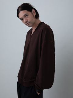 【予約品 10月26日(日) 締切】3DSWEAT / Vネックスウェット / D.BRICK