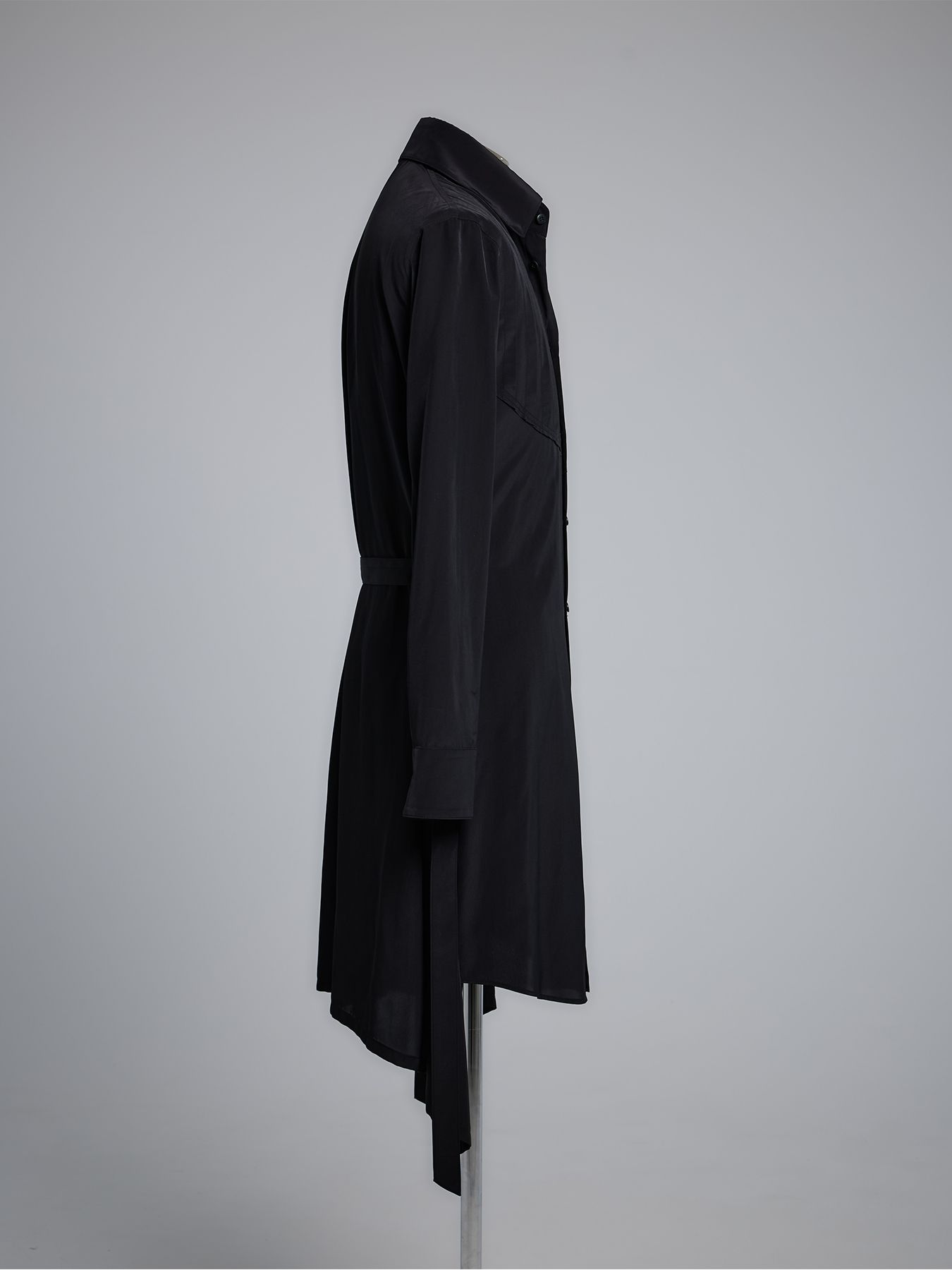 【予約品 5月18日(日) 締切】Pin Tuck Flare Shirt / ピンタックフレアシャツ / ブラック