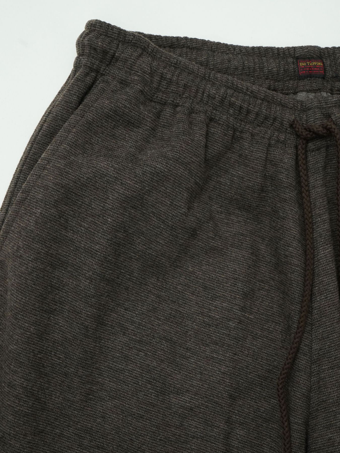 【予約品 】LUXMODERN EASYTROUSERS / イージーパンツ / 杢ブラウン