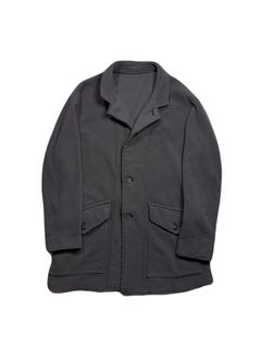【予約品 3月9日(月) 18:00 締切】FLEECE STUDZ JKT / スタッズ フリース ショートコート / グレー