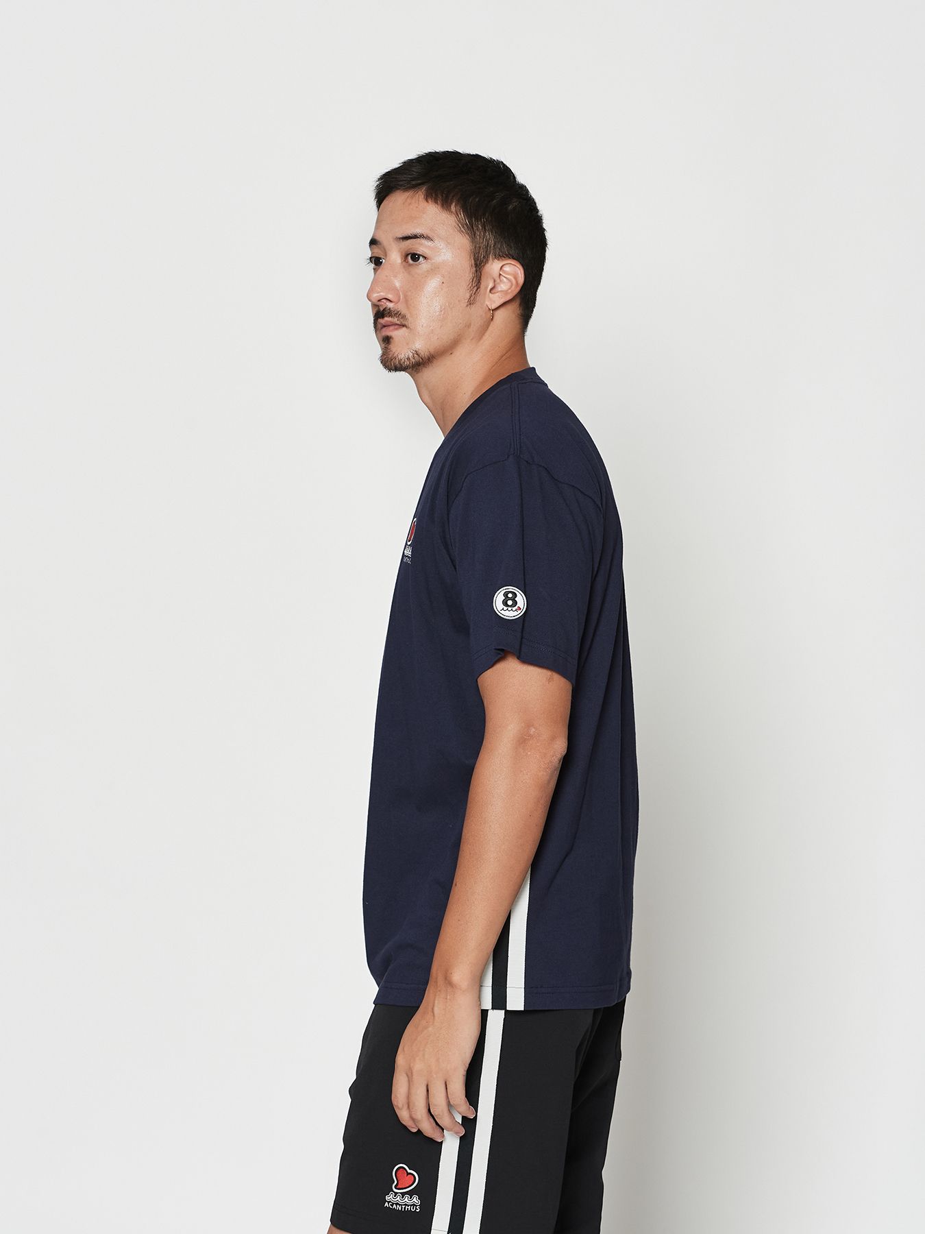 【予約品 10月9日(木) 締切】muta sweet tee / Tシャツ / ネイビー【Acanthus × muta MARINE】