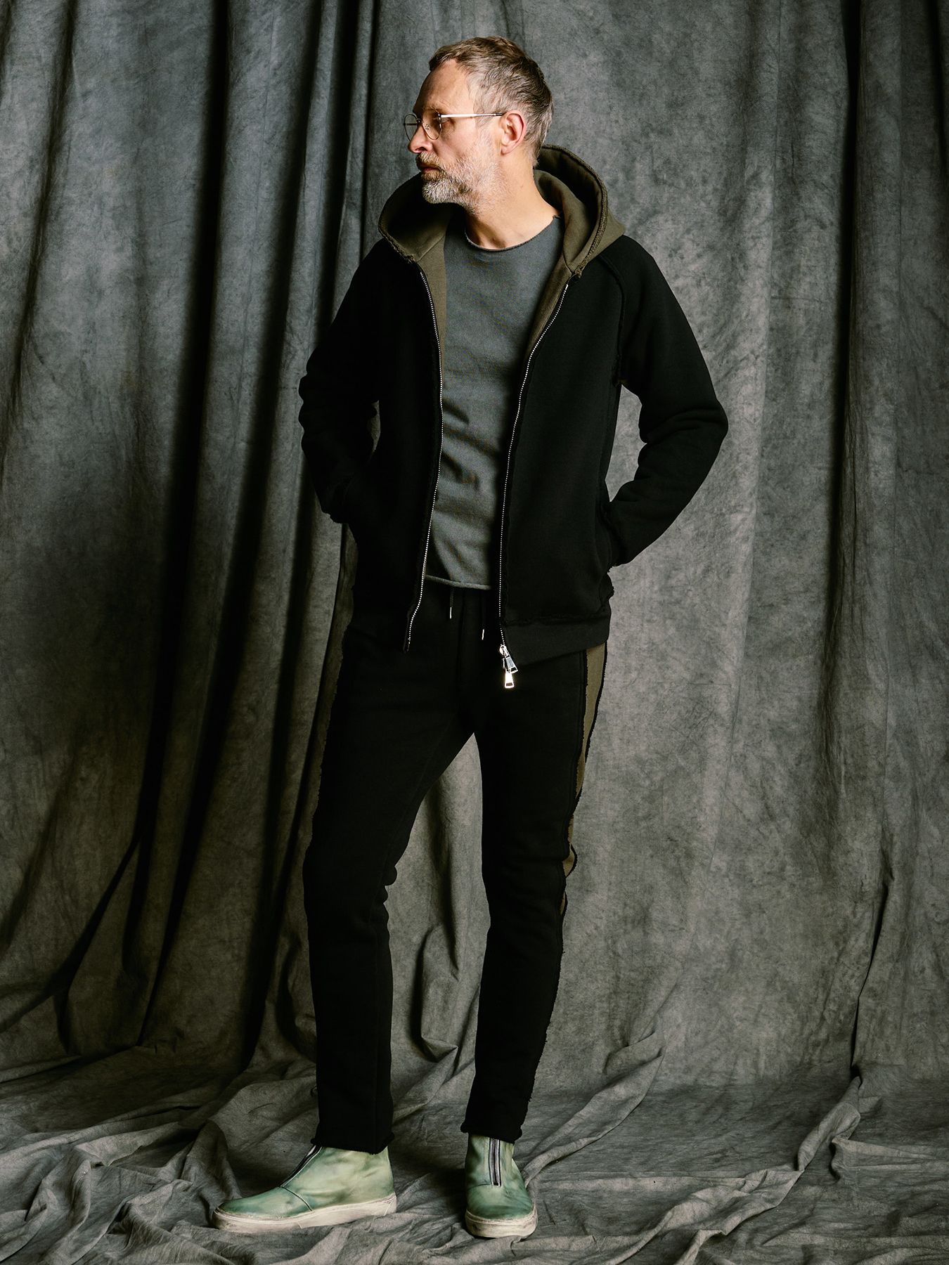 【予約品 4月19日(日) 18時締切】front zip bootie / ホースレザー フロントジップブーツ / ダストグレー