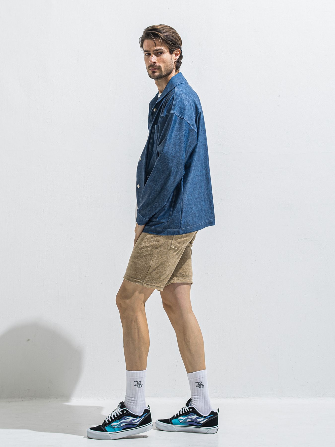 【予約品 2月15日(日) 18:00 締切】VINTAGE PILE SHORTS / パイルショートパンツ / ベージュ