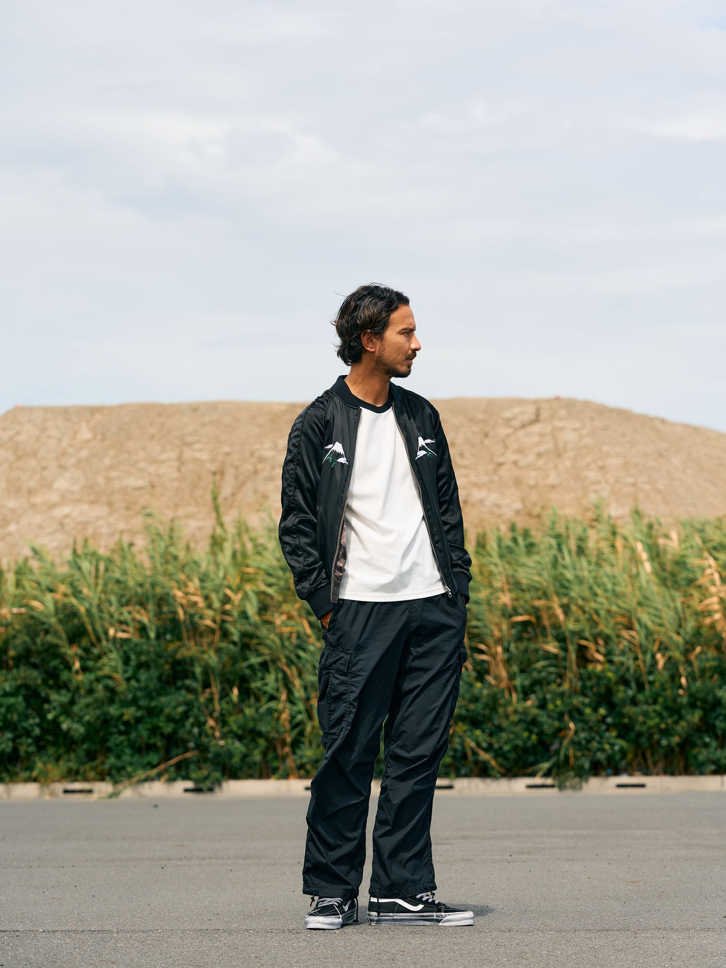 【予約品9月19日 10時締め】 line ringer Tee / Tシャツ / ホワイト