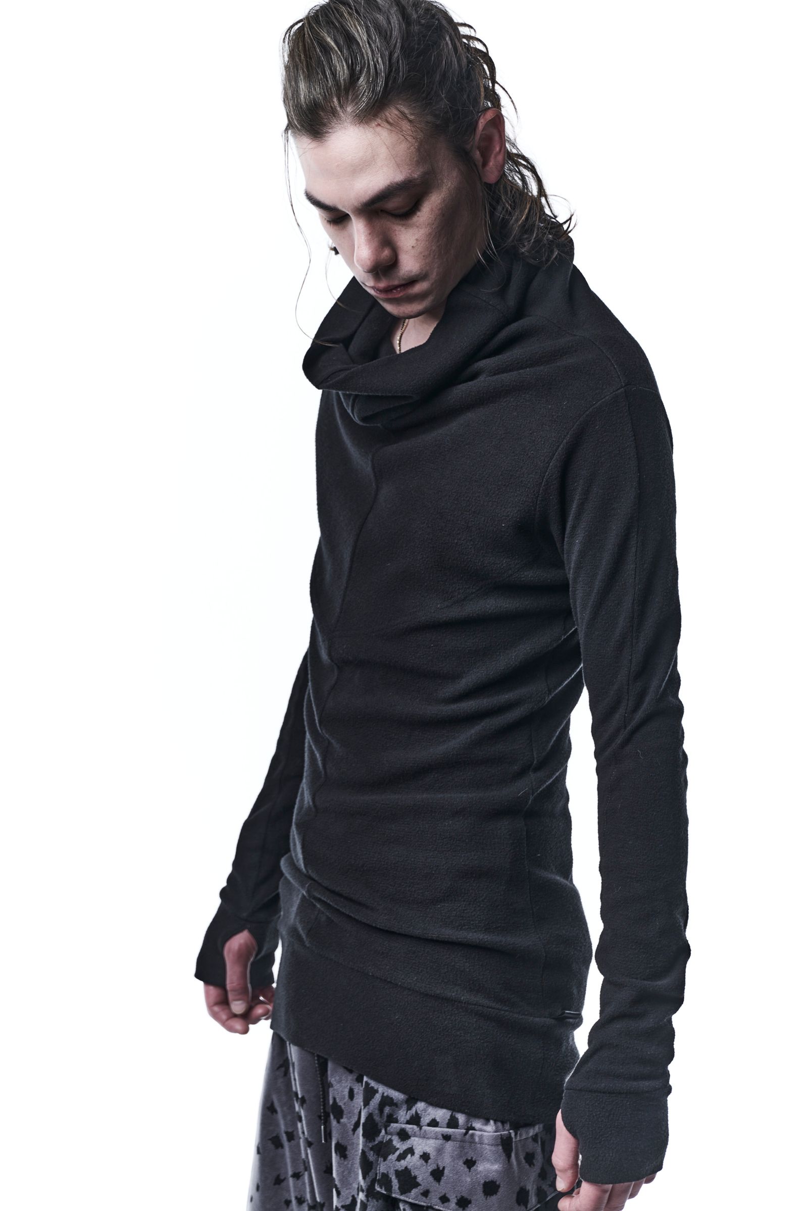 《予約品》 LooseHighNeck ハイネック SmoothKIMOU / Black 【kiryuyrik】 11月入荷予定