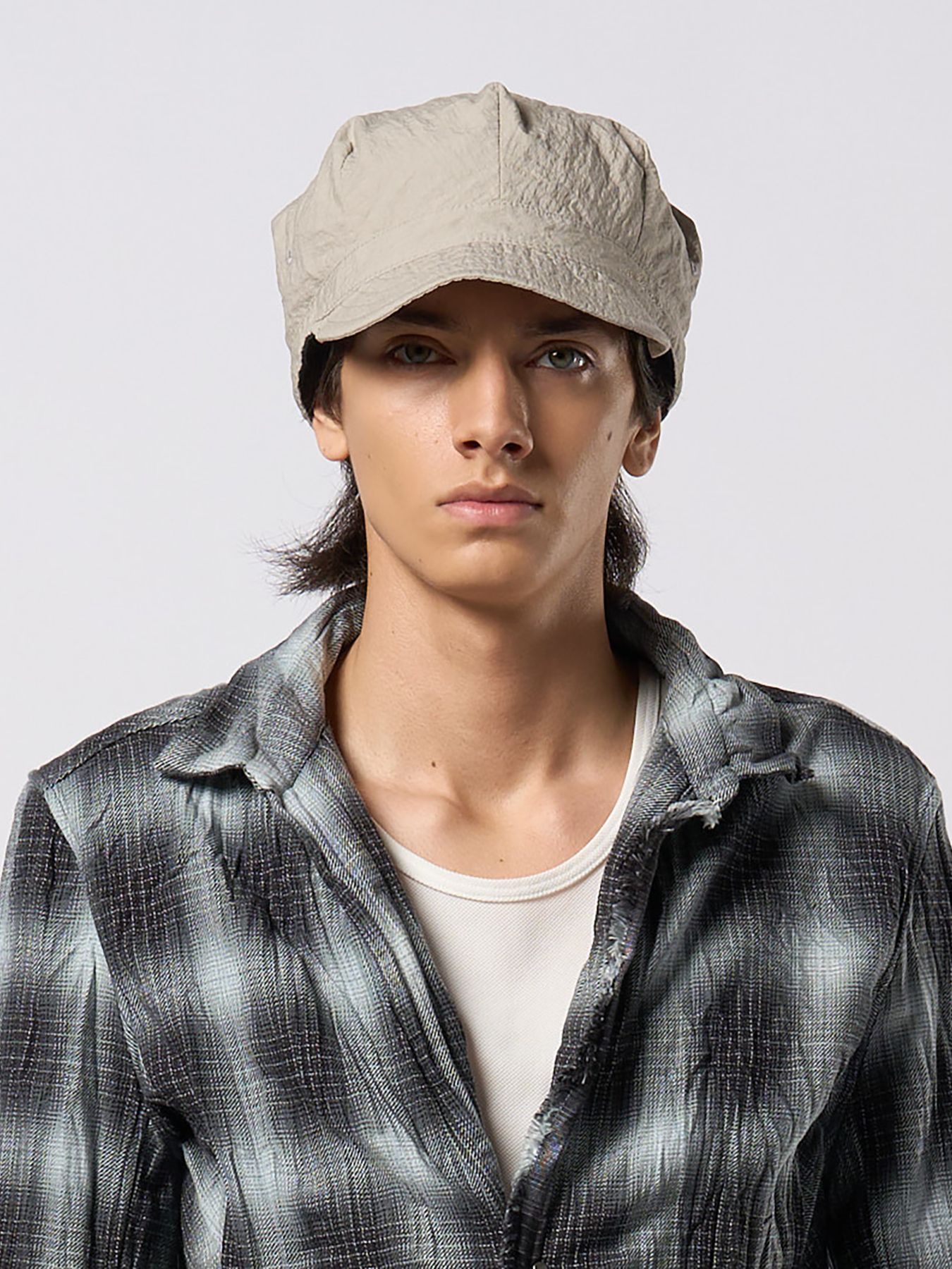 【予約品 9月23日(火) 締切】solid engineer cap / ソリッド エンジニアキャップ / ライトグレー