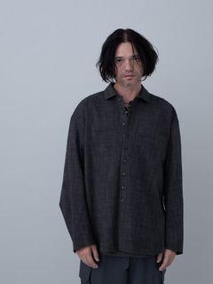 【予約品 10月26日(日) 締切】GERMANSHIRT / コットンシャツ / CHARCOAL