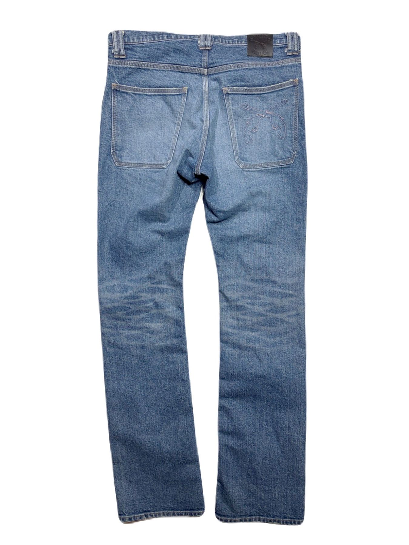 【予約品】STRETCH DENIM PT / ストレッチデニム ブーツカットパンツ / ブルー