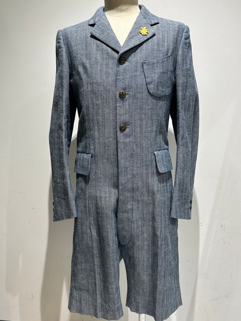 テーラーメイドジャケットつなぎ ヘリンボーン1点物 /アレフルード +CAPサービス