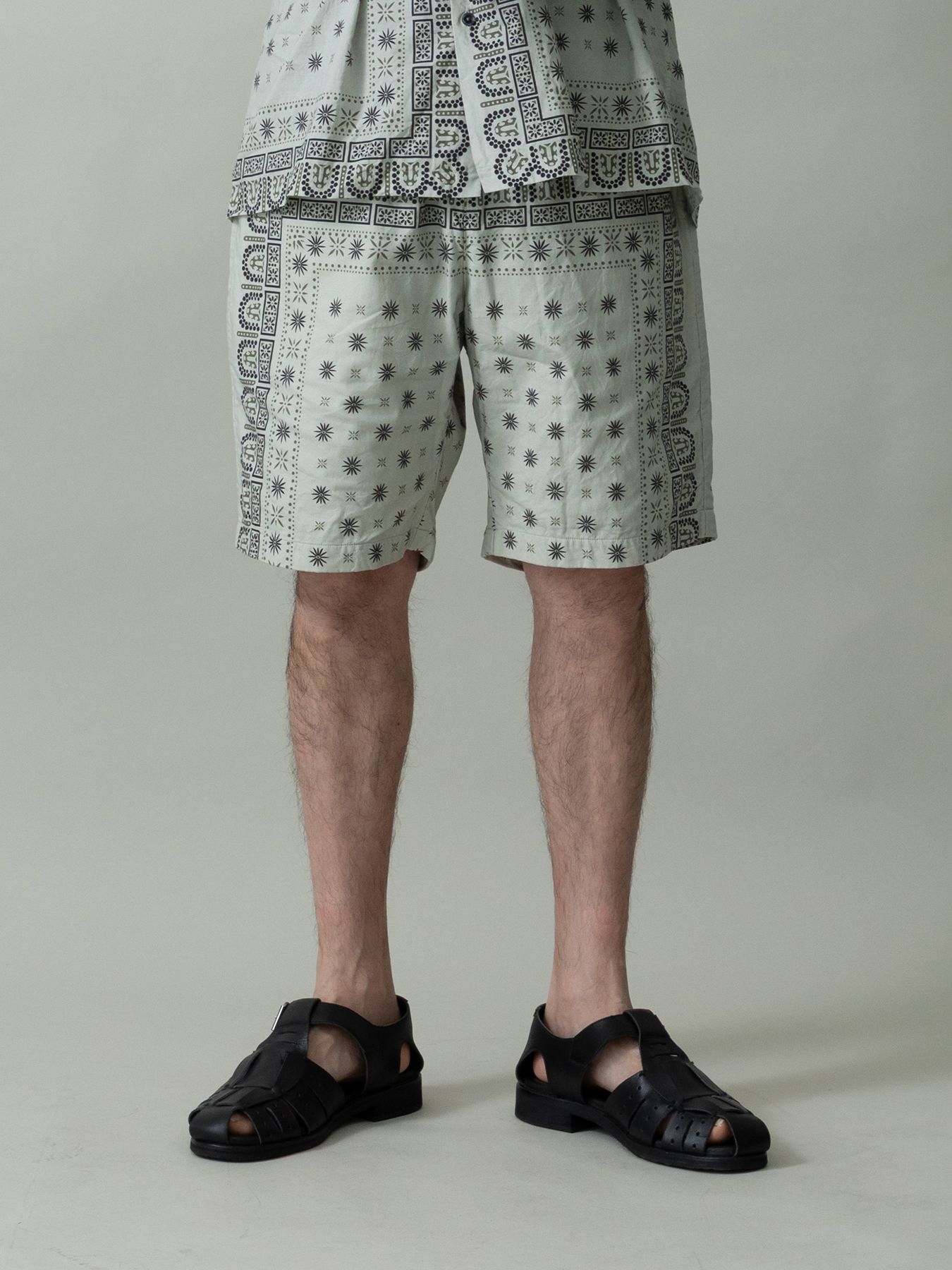 【予約品 2月1日(日) 締切】VINTAGEBANDANA SHORTS / ヴィンテージバンダナ柄 ショーツ / アイボリー