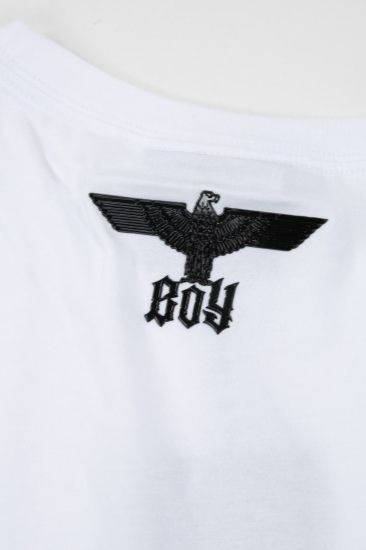 RHINESTONE BIG EAGLE T-SHIRTS/ ホワイト 【BOY LONDON】