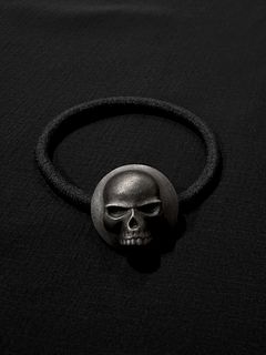 SKULL CONCHO HAIR GUM / スカルコンチョヘアゴム / ブラック