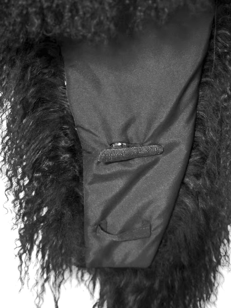 Tibetan lamb fur Detachable collar リアルファーネックマフラー単品【ys Yuji SUGENO】