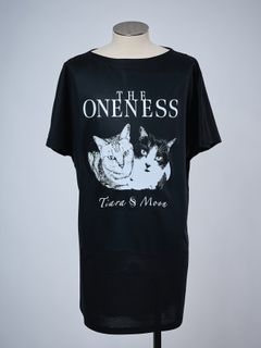 【予約品 4月26日(日) 締切】《犬猫保護活動チャリティー企画》Organic Cotton French Sleeve T / オーガニックコットン フレンチスリーブ Tシャツ / ブラック
