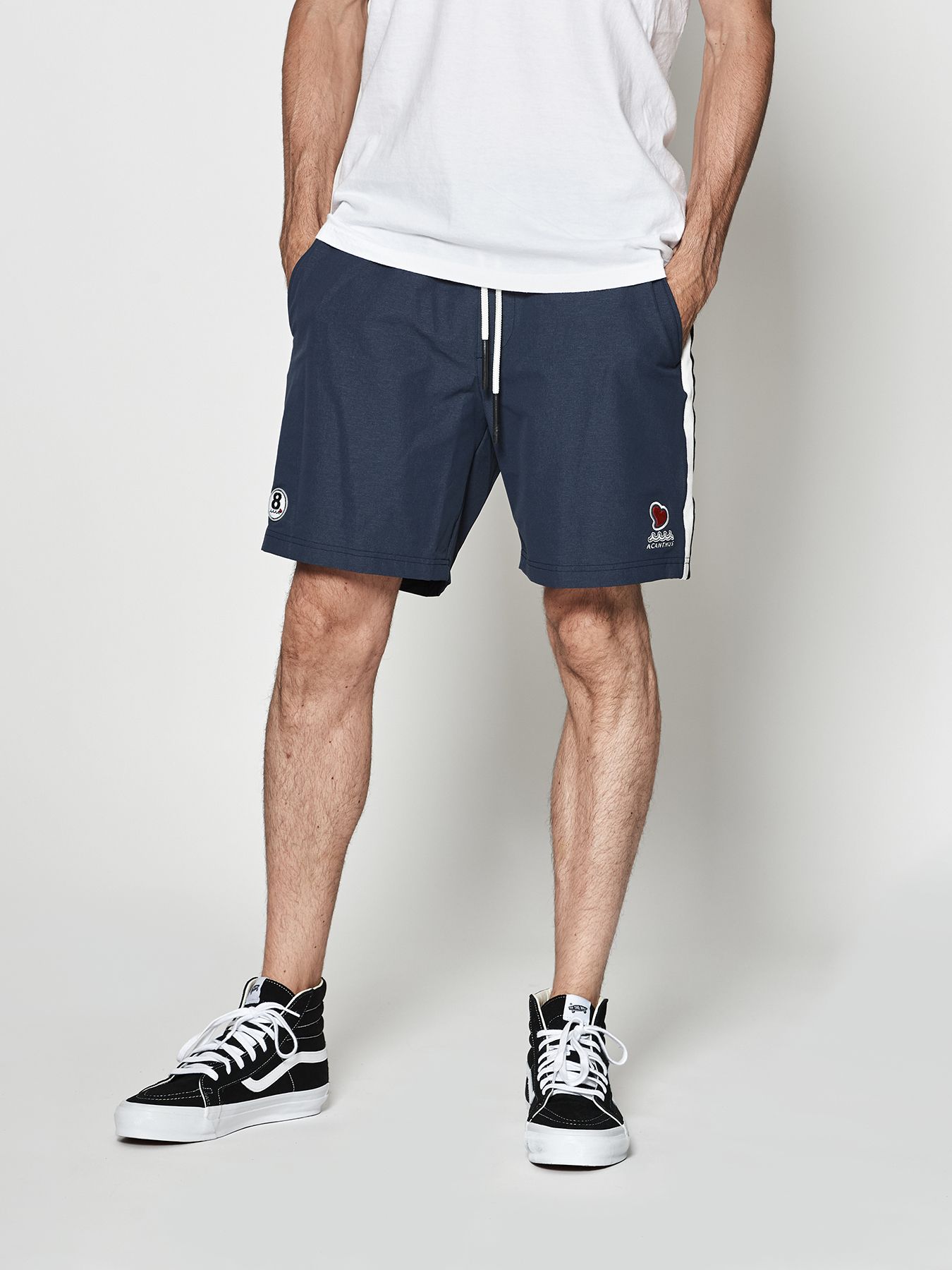 【予約品 10月9日(木) 締切】muta sweet shorts / ショートパンツ / ネイビー【Acanthus × muta MARINE】