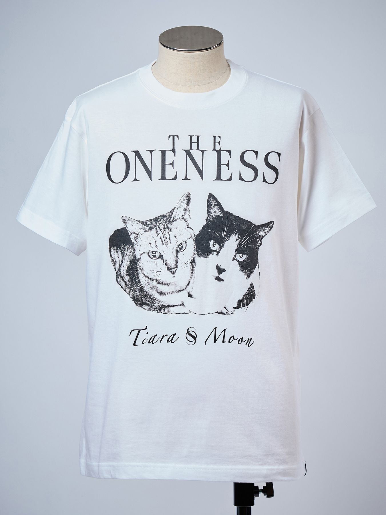 【予約品 4月26日(日) 締切】《犬猫保護活動チャリティー企画》Organic T-Shirt / オーガニックコットン Tシャツ / ホワイト