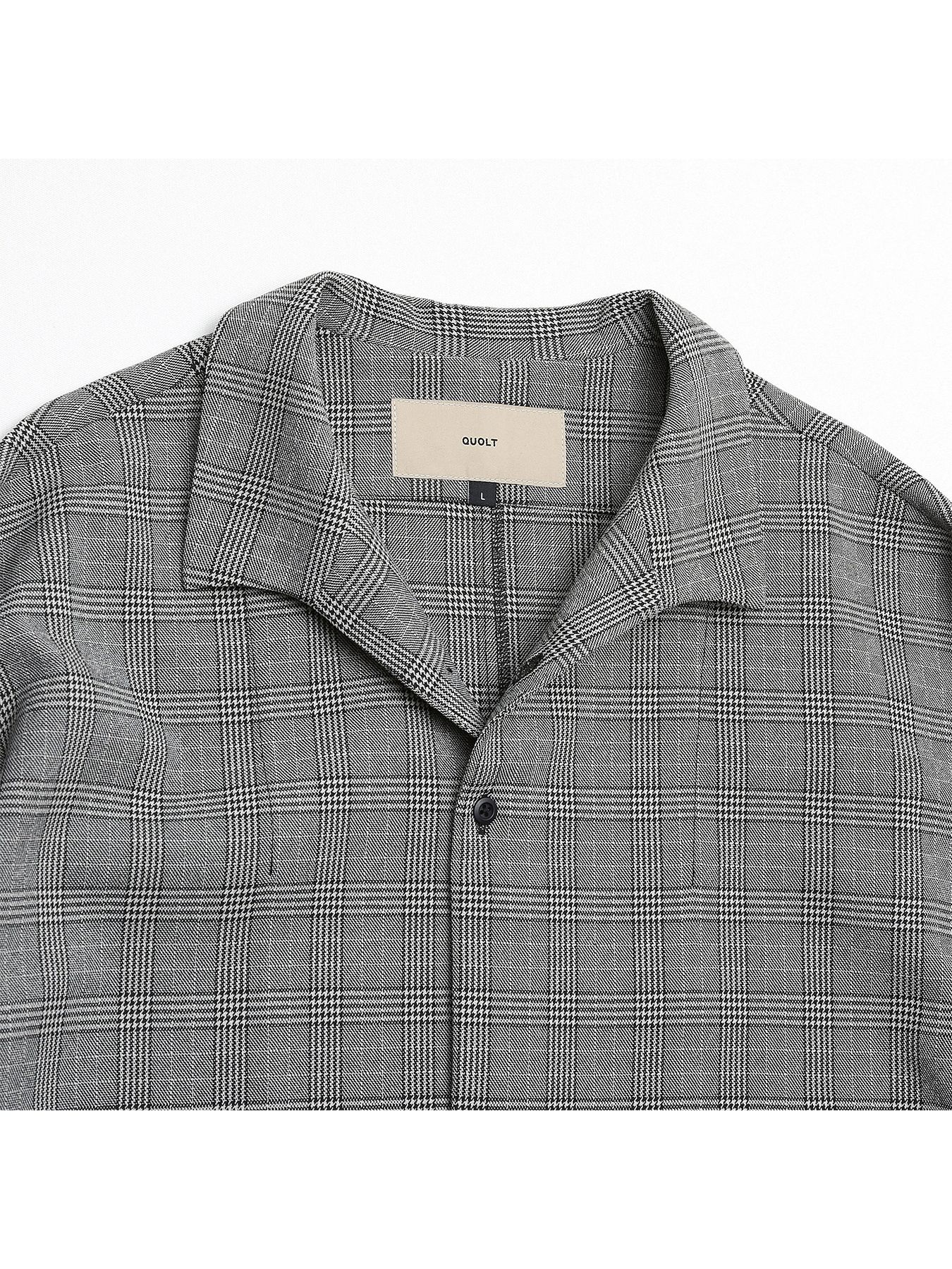 JAUNT SHIRTS / GRAY【QUOLT】