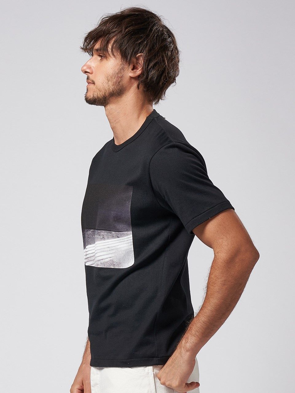《予約品》 photo print T / Tシャツ / ブラック