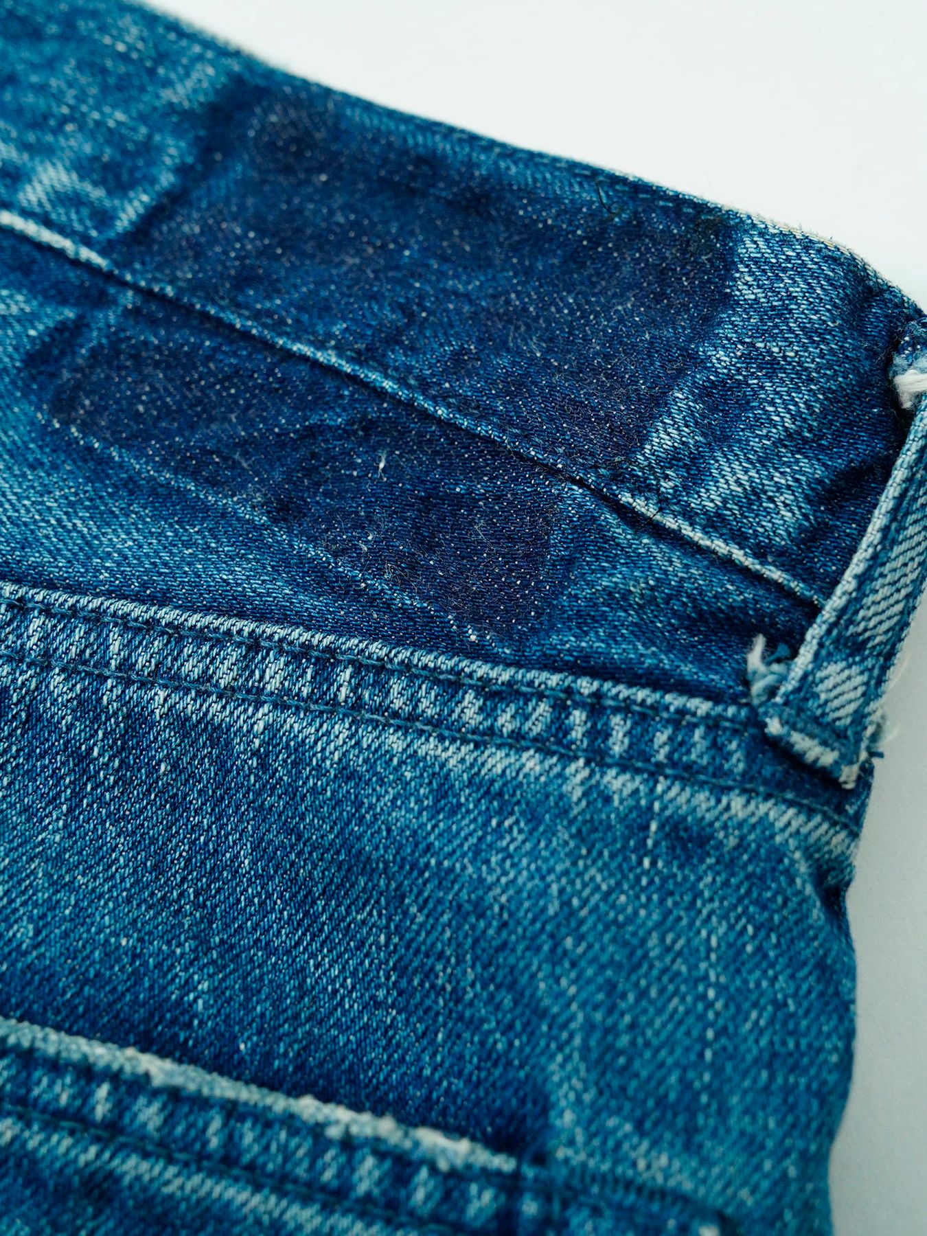 【予約品 11月9日(月) 締切】TRADITIONALDENIM Used / トラディショナルデニム ユーズド加工 / 濃色 インディゴ×ネイビーステッチ