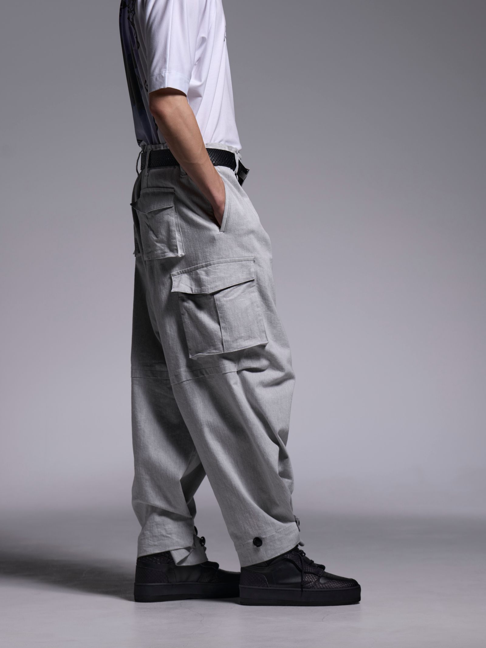 【予約品 1月4日(日) 締切】Cargo Pants / カーゴパンツ / グレー
