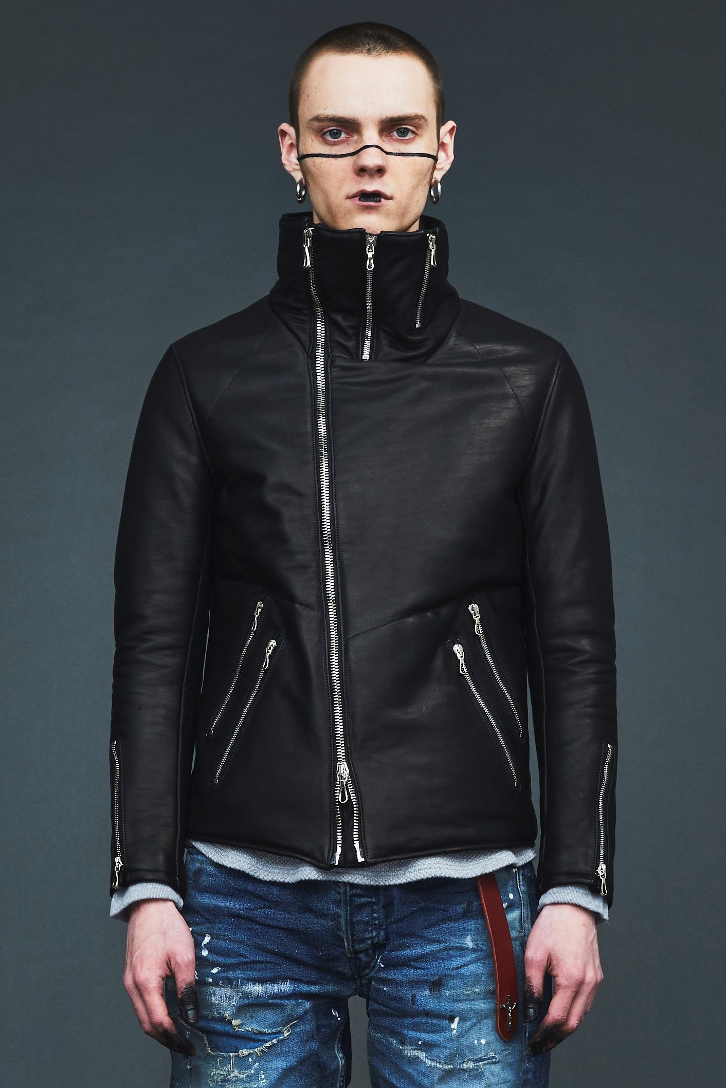 《予約品》フランスホースハイド ハイネック ダウンブルゾン TUAREG 【STRUM】 9月中~下旬入荷予定