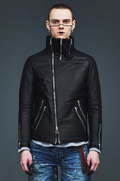 《予約品》フランスホースハイド ハイネック ダウンブルゾン TUAREG 【STRUM】 9月中~下旬入荷予定