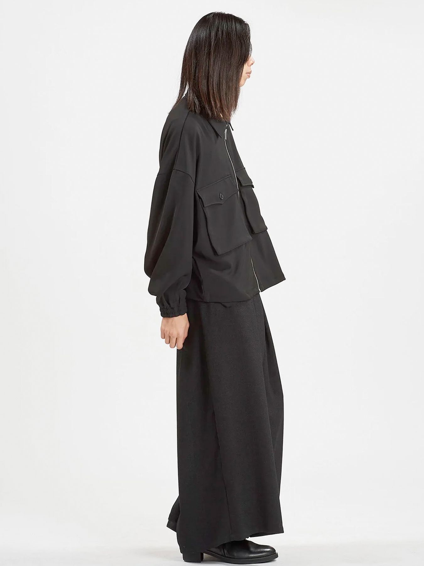 WポケットZIP-BLZ / ブラック【NO ID.】