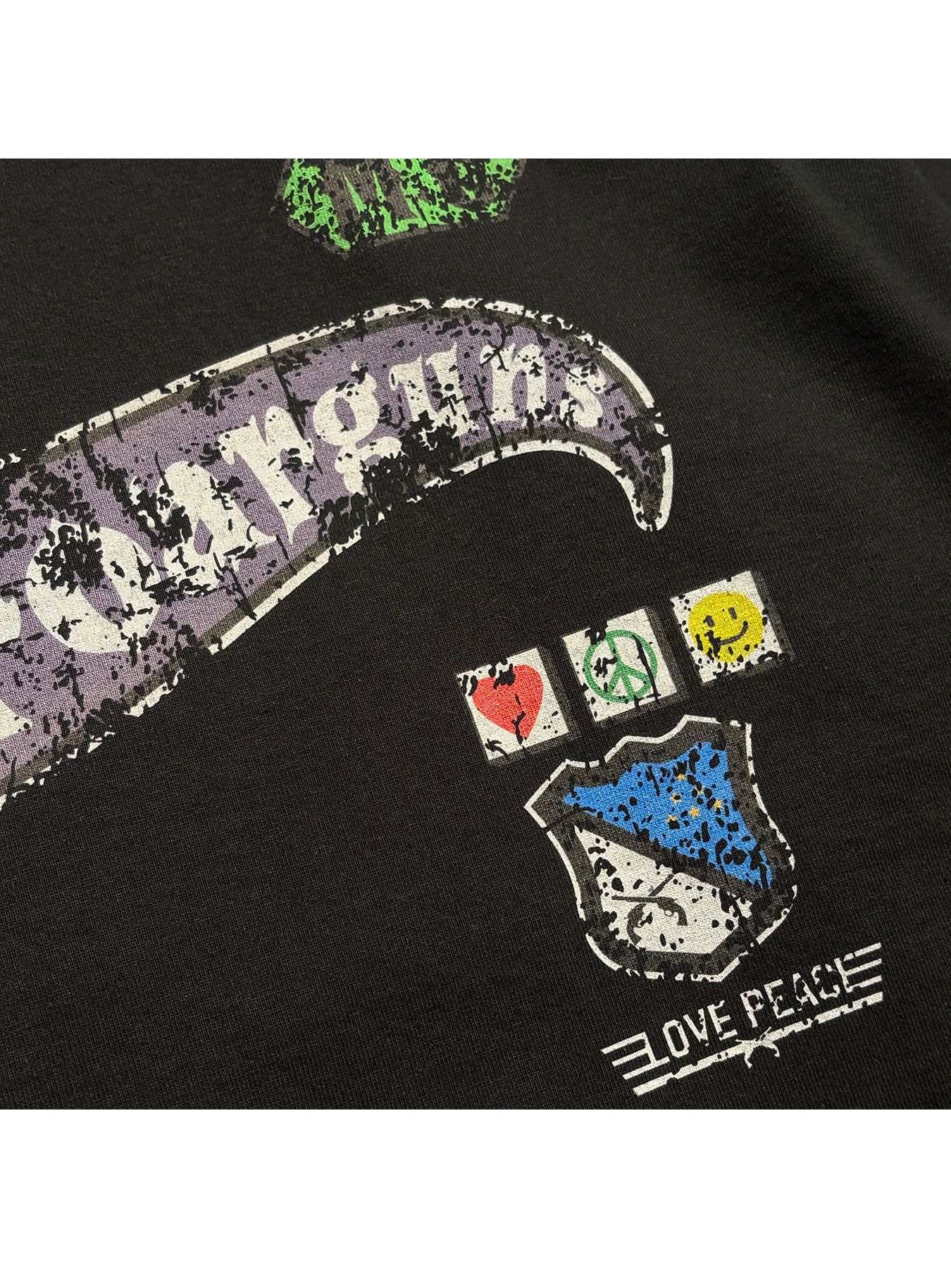 【予約品 3月9日(月) 18:00 締切】INKJET PRINT SWAET / インクジェットプリント スウェット / ブラック