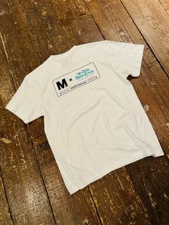 M / t-shirts (TRIPLE ACE CLUB × M)ホワイト