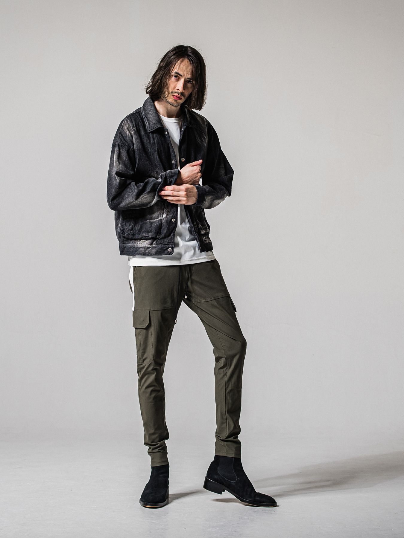 【予約品 11月16日(日) 締切】DARREL CARGO PT / ダレル ナイロンカーゴパンツ / カーキ