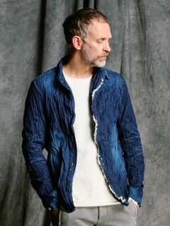 【予約品 4月19日(日) 18時締切】2-hook denim shirt / 2フック デニムシャツ / インディゴユーズド