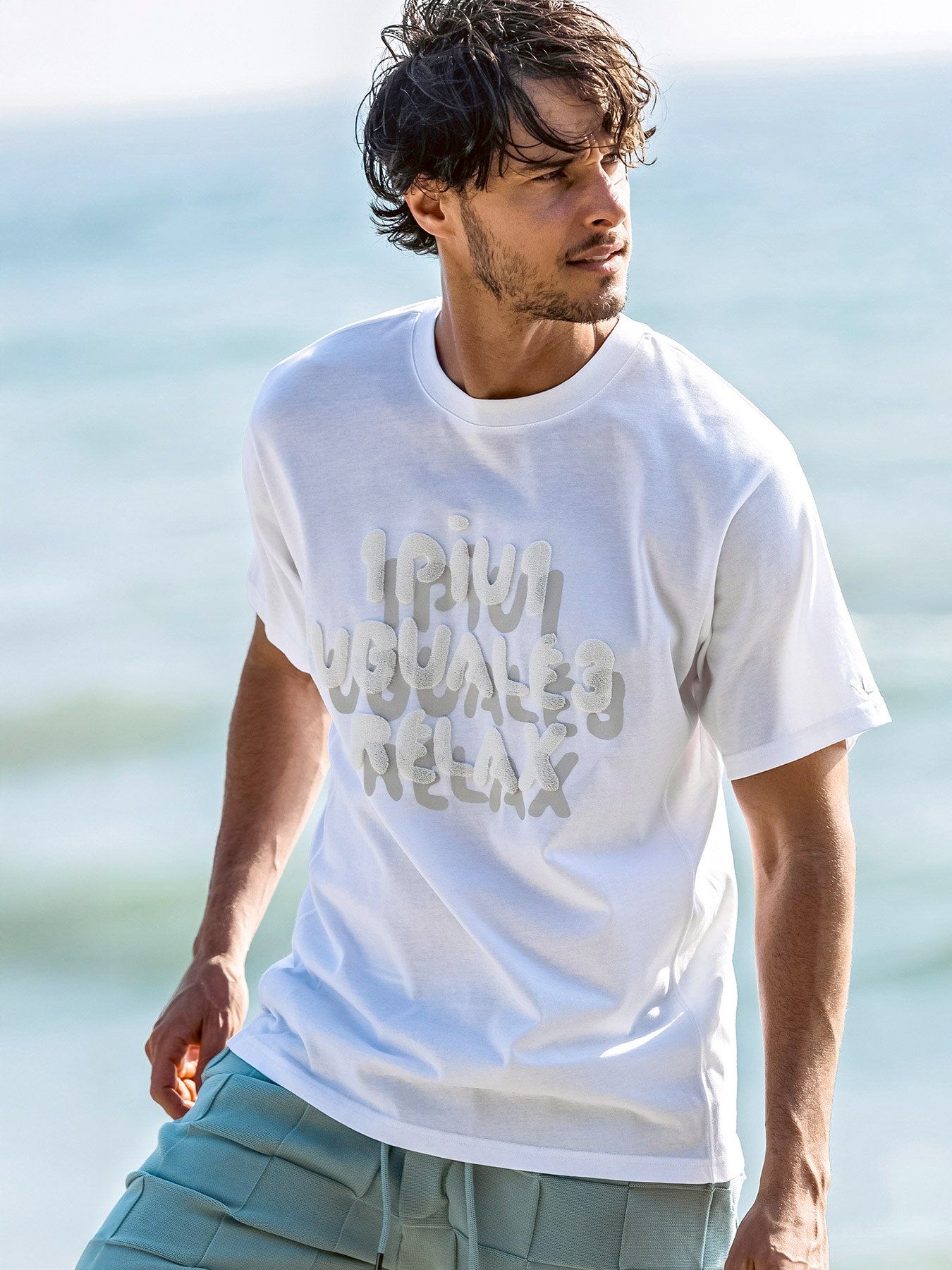 シャドウロゴ半袖Tシャツ / ホワイト