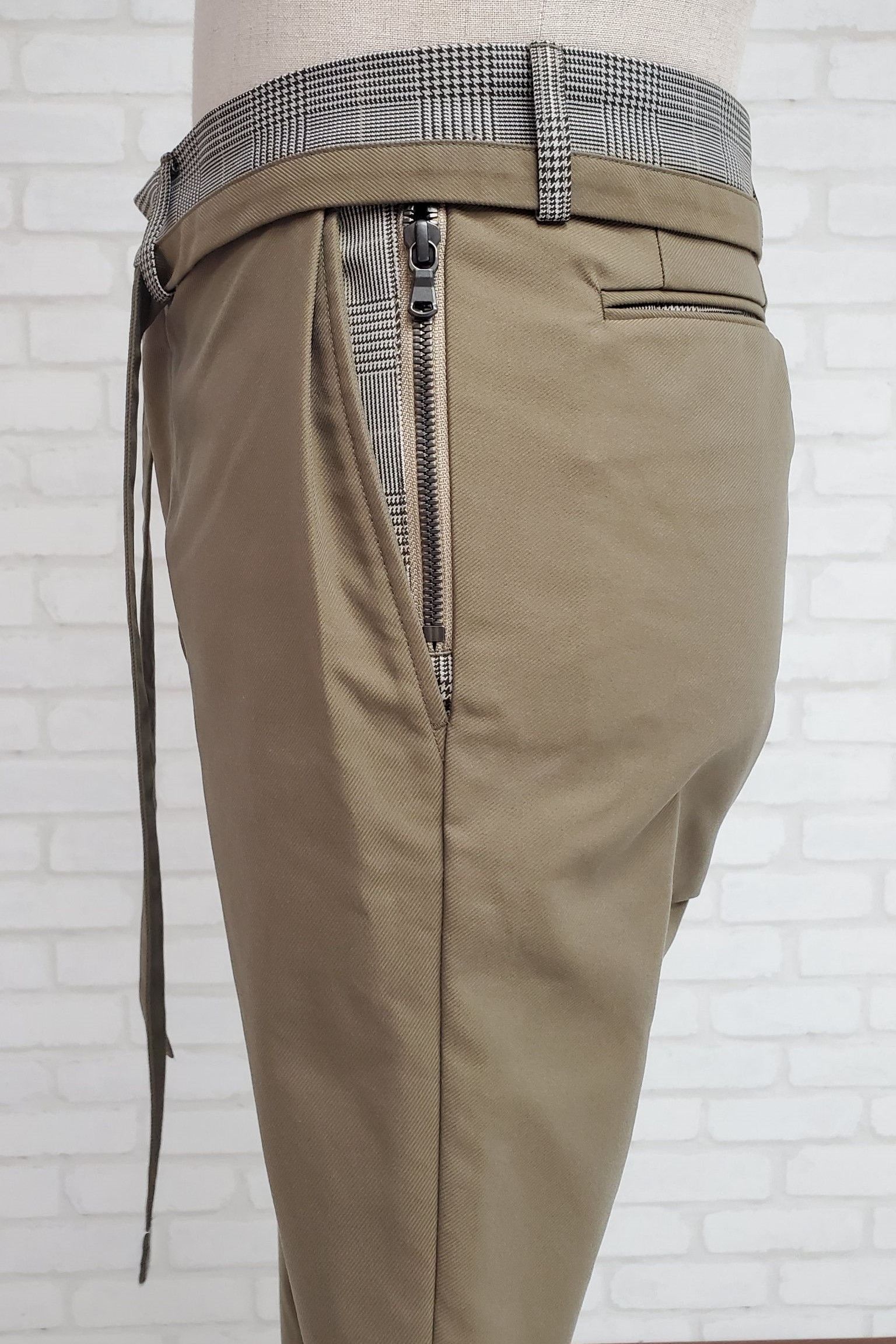 BELTED PANTS / CAMEL 【junhashimoto】