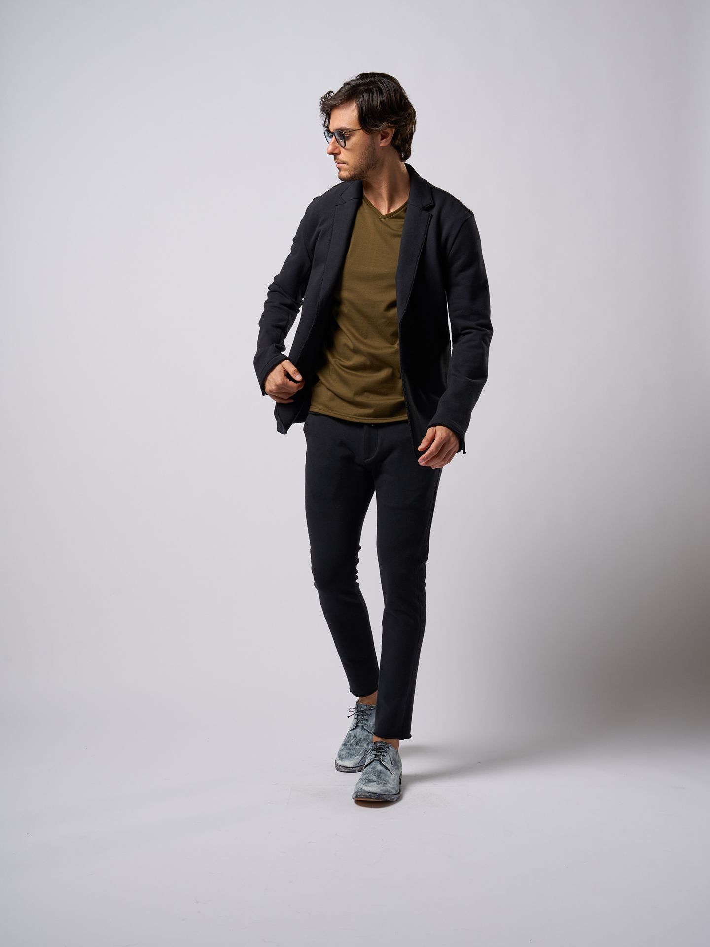 【予約品9月19日 10時締め】 jersey jacket / ジャケット / ブラック