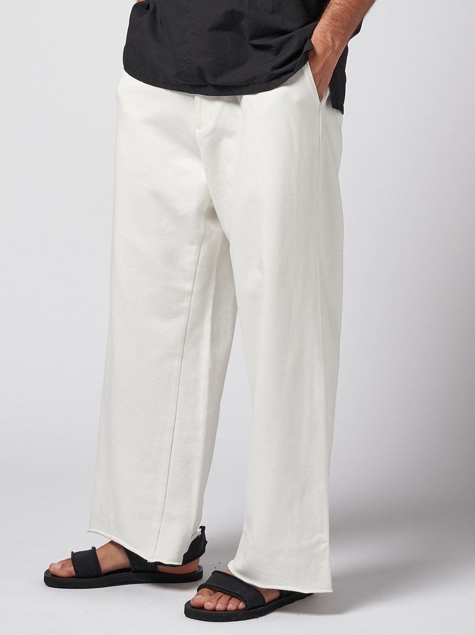 激安通販の wjk - 《予約品》 wide sweat slacks pants / ワイドスラックス パンツ