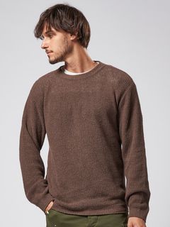《予約品》 boucle summer knit  / サマーニット / ブラウン