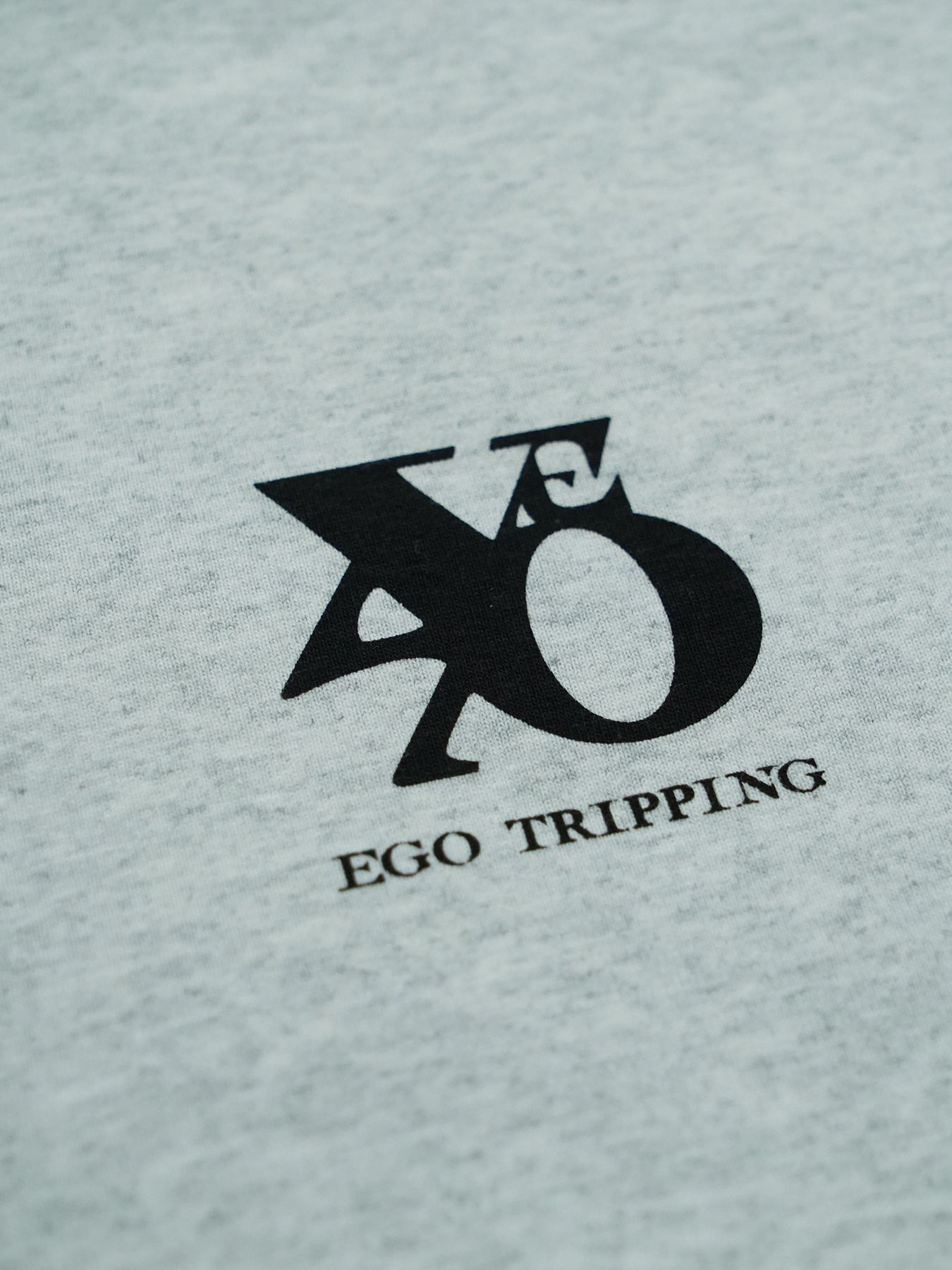 【予約品 11月23日(日) 締切】PRINTTEE-B short / ロゴプリント Tシャツ / ASH