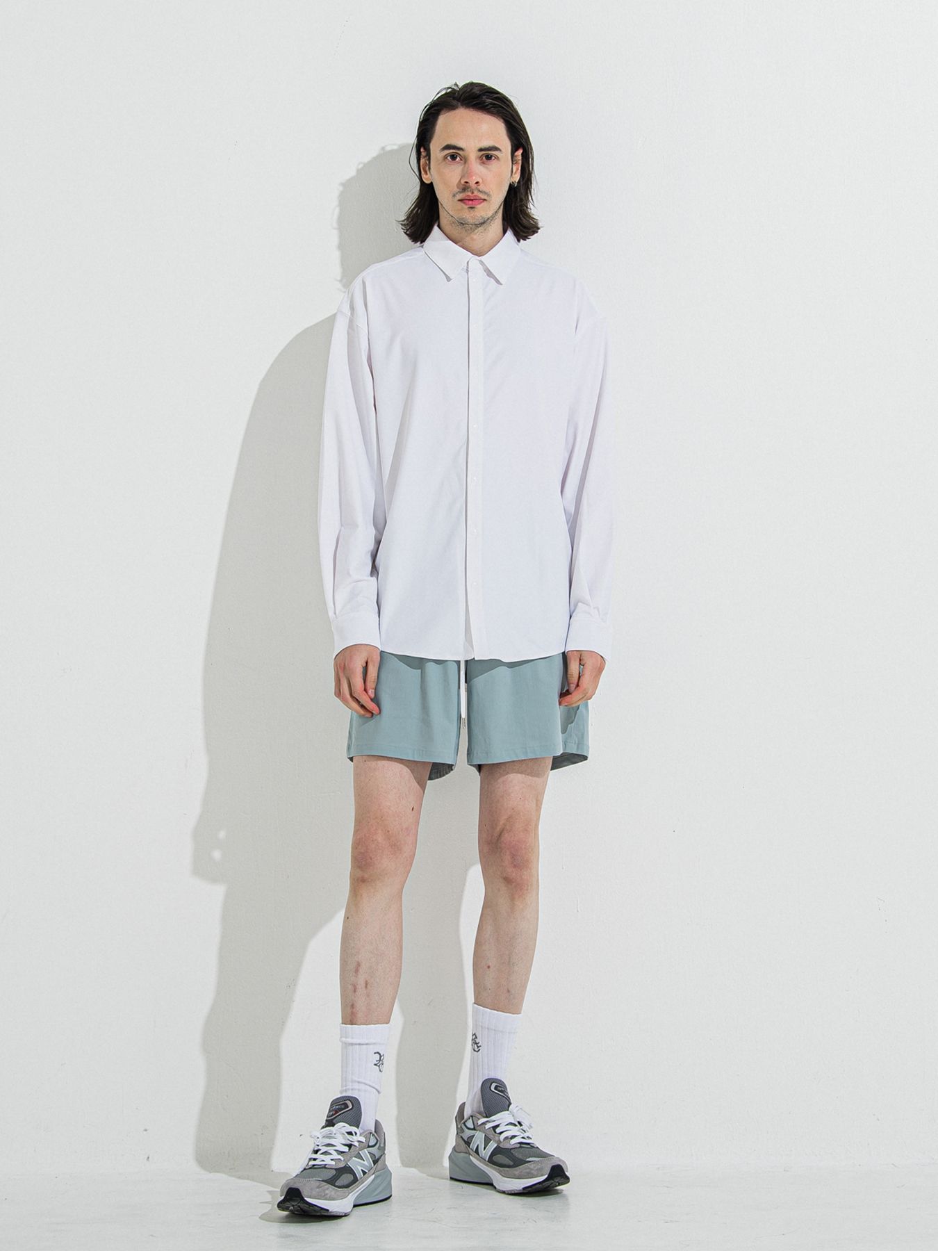 【予約品 】TV NYLON SHORTS / ティーヴィーナイロンショーツ / アクア