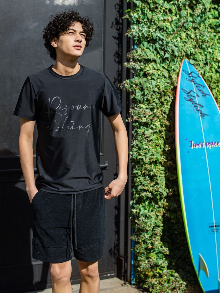 《予約品3月3日18：00締め》 ID RUSH BASIC T / ラッシュガードTシャツ / ブラック