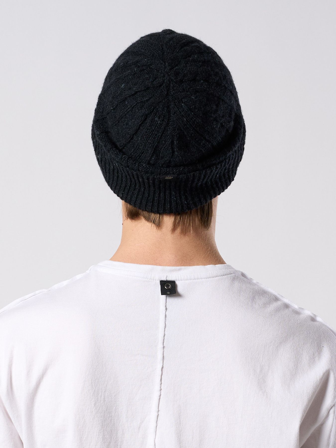 【予約品 4月19日(日) 18時締切】lomond×powder multi kint cap / ウール ニットキャップ / ブラック