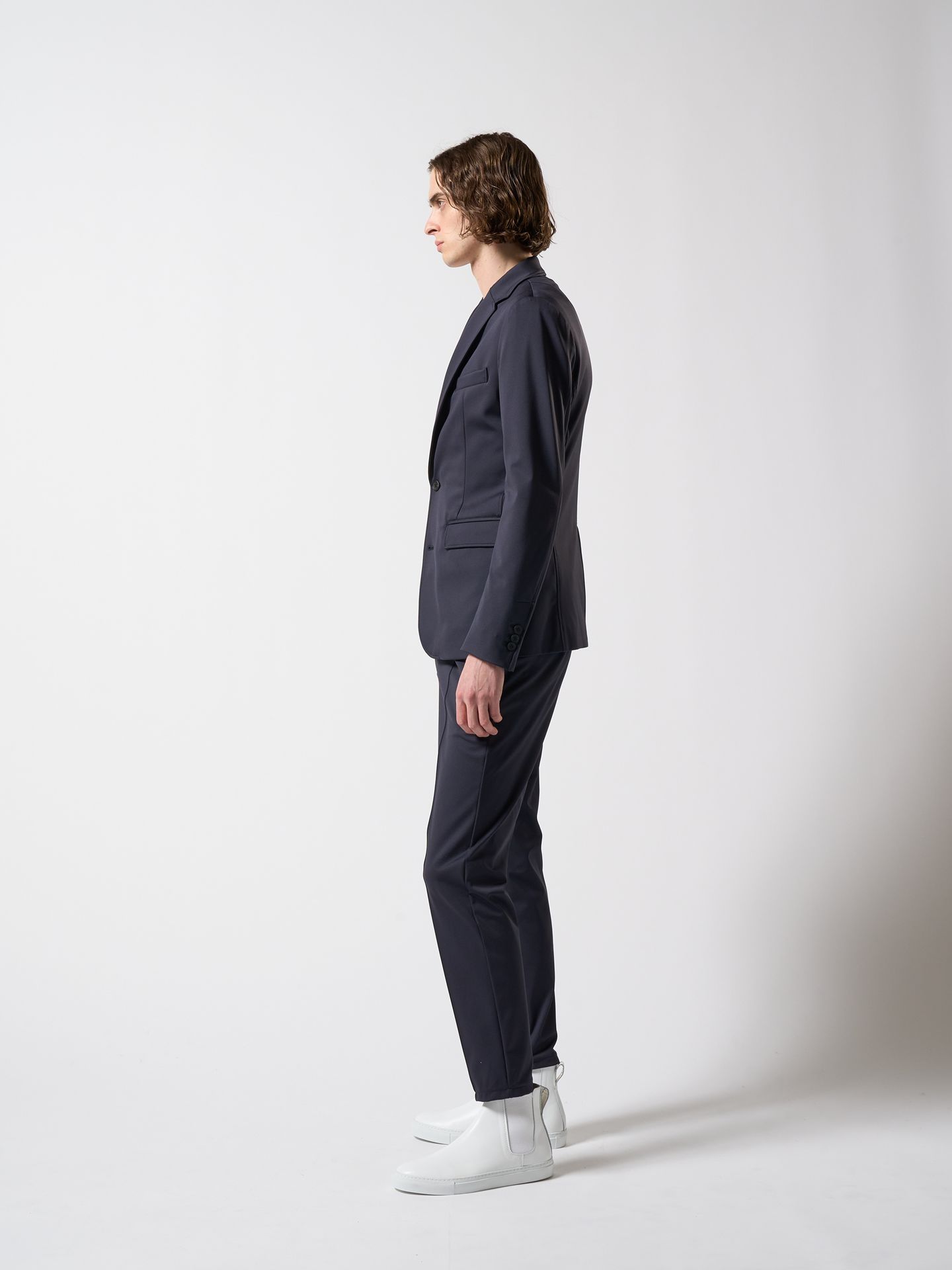 【予約品】 smart jacket(full lining) / テーラードジャケット / ダークネイビー