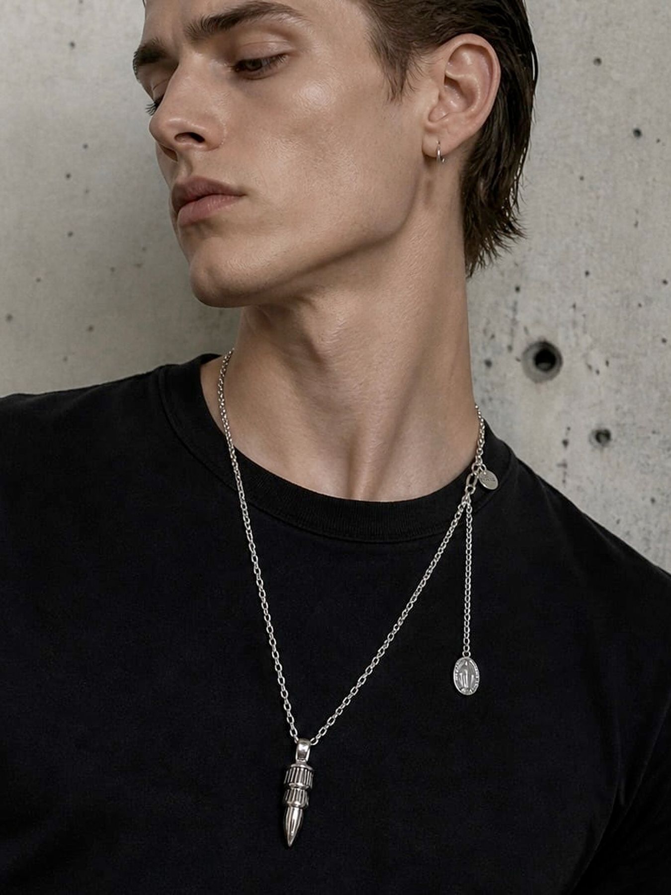《受注生産》EAGLE CLAW with LOGO #1 NECKLACE with GODSIZE® I.D. TAG / イーグルクロウ #1ネックレス ゴッドサイズ® I.D.タグ / 注文から1～2週間後入荷予定